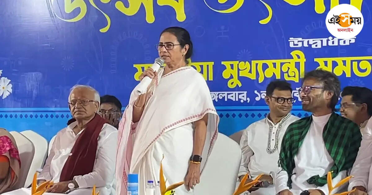 Mamata Banerjee,’অনেকে বলছেন ৮৫ হাজার টাকায় কী হবে…?’, অনুদান নিয়ে ব্যাখ্যা মমতার – mamata banerjee at sreebhumi sporting club for inauguration durga utsav