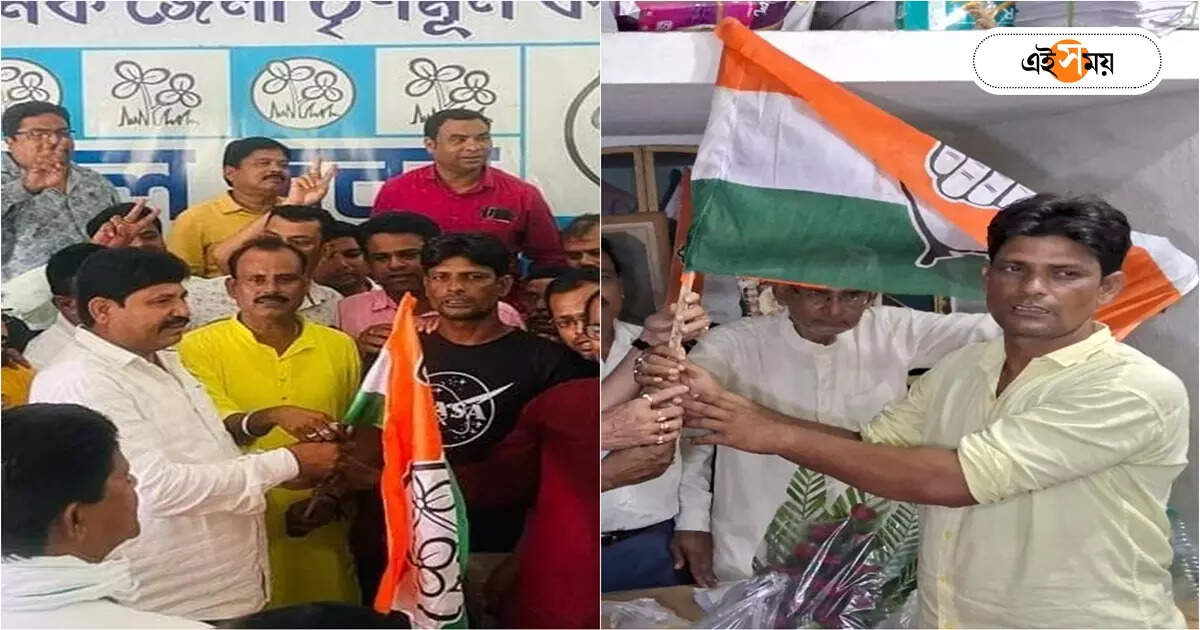 WB Panchayat Board Formation : কংগ্রেসের টিকিটে জিতে তৃণমূলে গিয়ে উপপ্রধান পদ, ফের হাত শিবিরে প্রত্যাবর্তন প্রার্থীর – after winning the congress symbol the candidate joined trinamool but returned again in congress