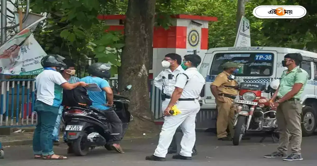 Kolkata Traffic Police : হেলমেট নেই, জরিমানা! এসআইকে সপাটে চড় – a young man was riding a bike without helmet si of ghola police station stopped him he slapped