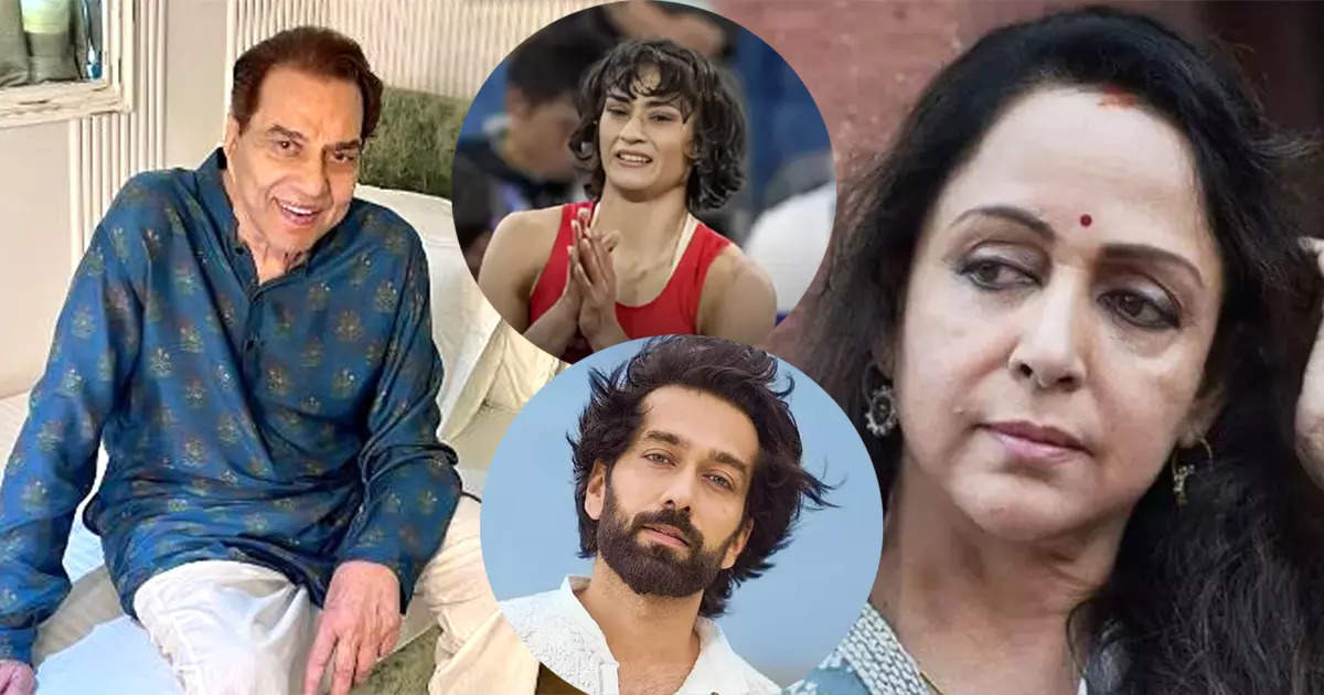 Dharmendra boosted Vinesh Phogat's morale, Nakul Mehta called Hema Malini's statement 'shameful'!