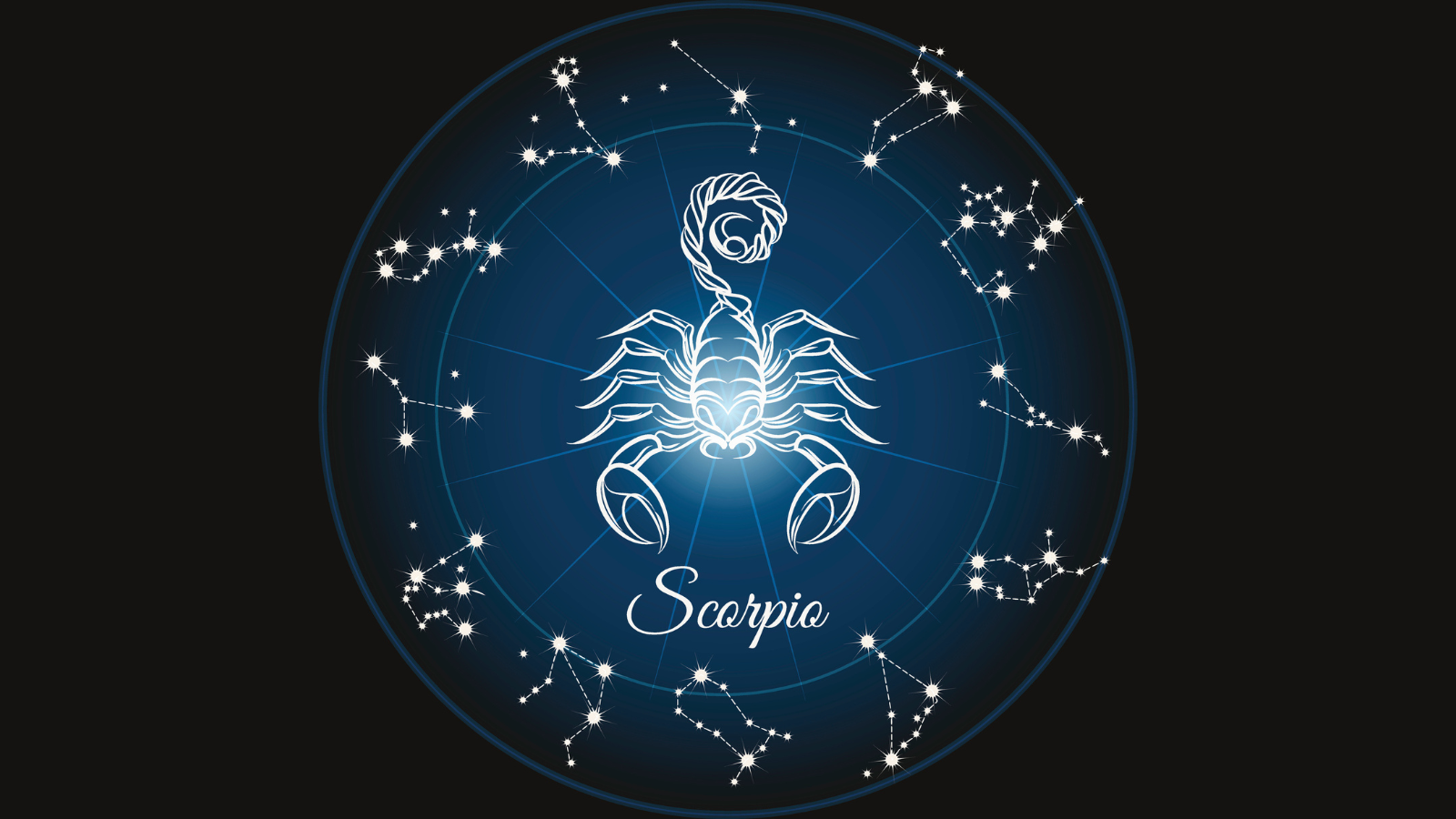 Скорпион в кругу знаков зодиака. Scorpio Zodiac.