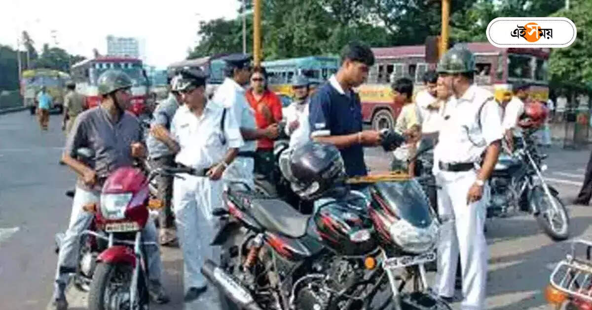 Kolkata Traffic Police,চুল নষ্ট হবে, অন্য় মজা খালি মাথায় ঘোরার! – kolkata traffic police disappointed on attitude of without helmet biker on christmas day night