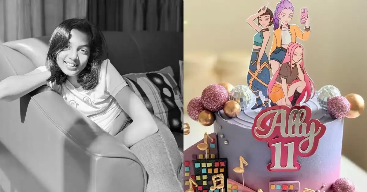 ഡിമോൺ ഹണ്ടേഴ്സ് ഫാനായ പൃഥ്വിരാജിൻറെ മകൾ അല്ലി; പതിനൊന്നാം പിറന്നാളിന്റെ കേക്കിന്റെ പ്രത്യേകത?