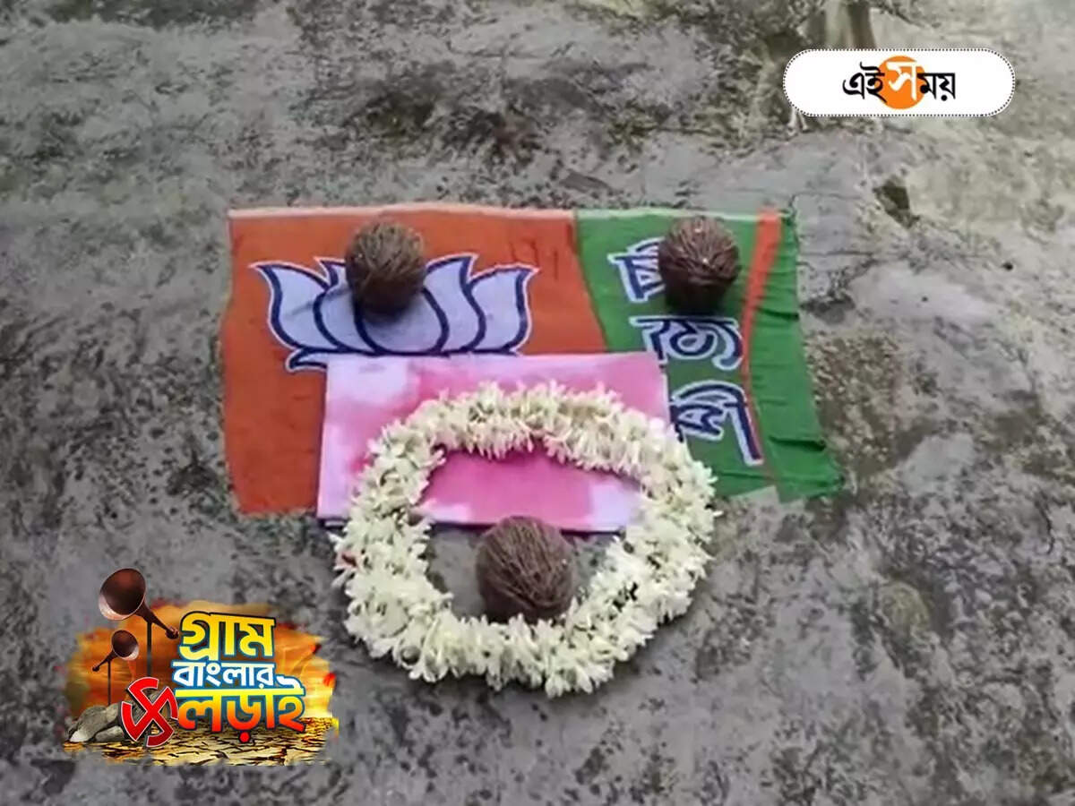Panchayat Election 2023 : BJP প্রার্থীর বাড়ির সামনে বোমা-সাদা থান-মালা! বনগাঁয় আতঙ্ক, নিশানায় TMC – bomb recovered in front of bjp panchayat election 2023 candidates at bongaon