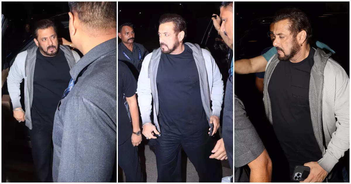 Salman Khan Spotted at Mumbai Airport Looking Serious, Fans Concerned