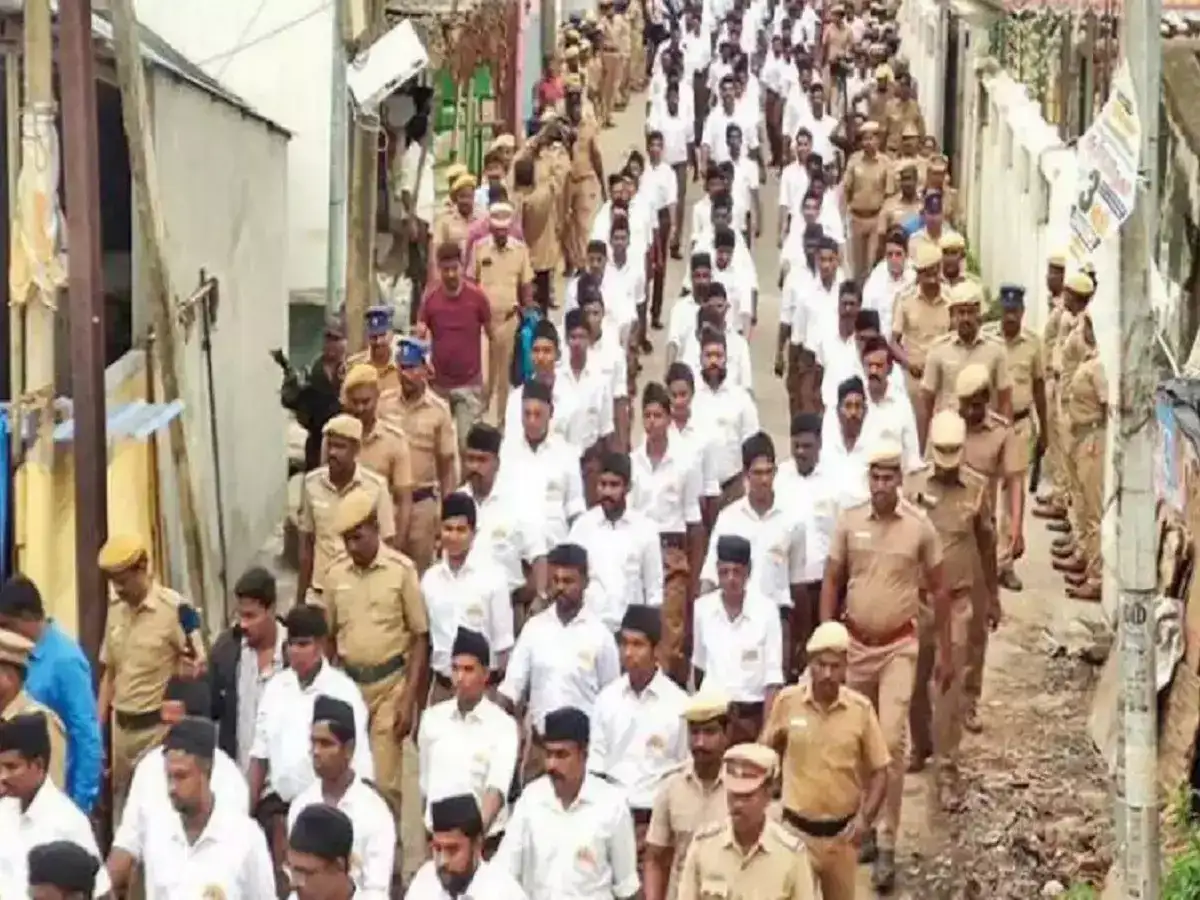 Tamil Nadu Rss Rally News,தமிழகத்தில் ஆர்.எஸ்.எஸ் பேரணி இன்று எப்படி ...