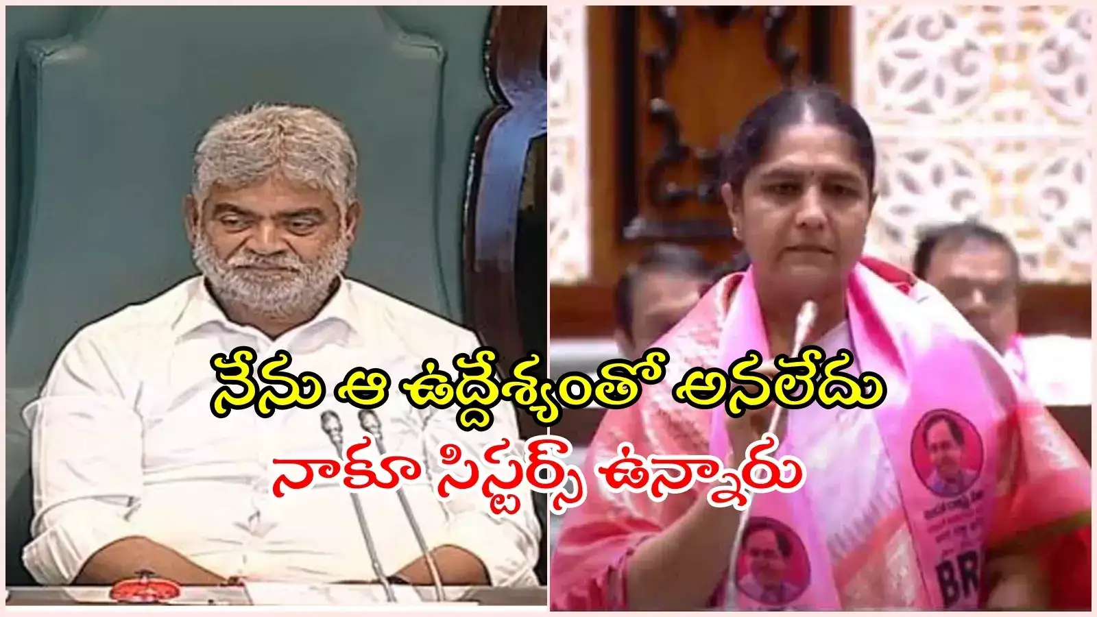 'నేను మిమ్మల్ని అనలేదు.. ఆ మాటల్ని విత్‌డ్రా చేసుకుంటున్నా..' సునీతా వ్యాఖ్యలకు స్పీకర్ వివరణ