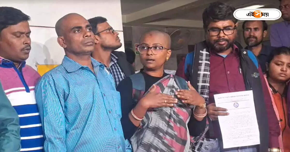 SLST Protest : ‘আমি খুব খুশি…’, বৈঠক শেষে দ্রুত নিয়োগের ব্যাপারে আশাবাদী রাসমণি – state level selection test job seeker rashmoni patra says she is happy after meeting with education minister bratya basu
