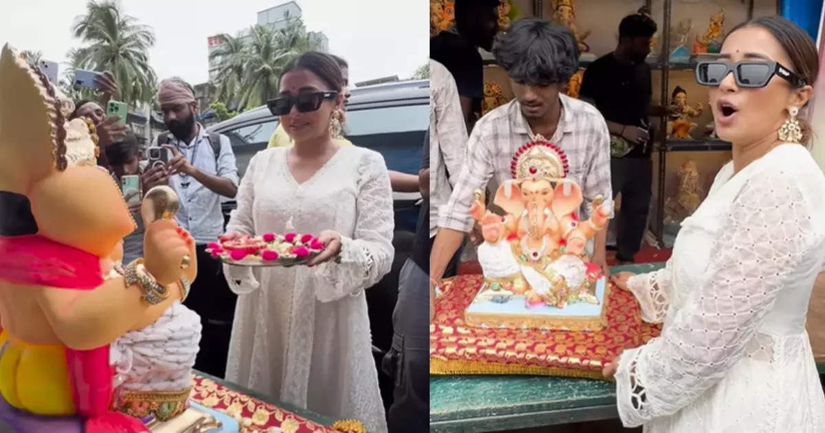 Tina Dutta Welcomes Ganpati Bappa Home After Two Years, Faces Criticism