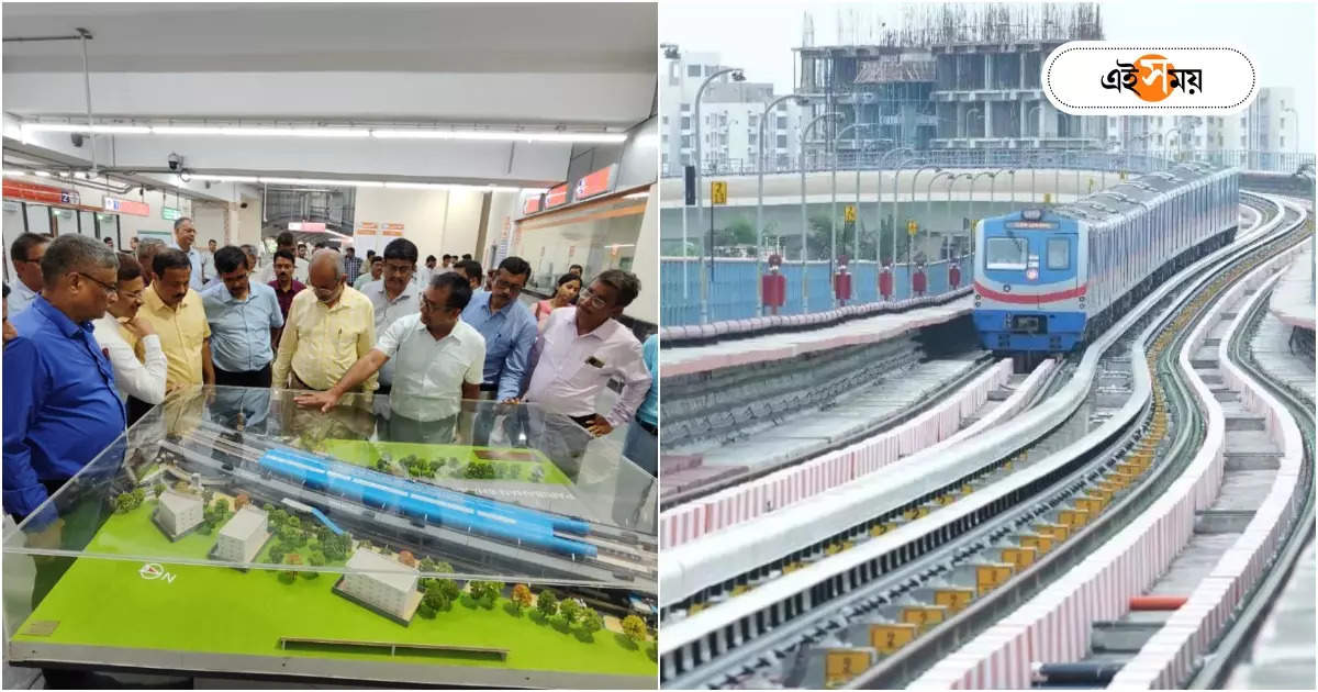 Kavi Subhash To Ruby Metro : রুবি থেকে নিউ গড়িয়া পৌঁছে যাবেন আরও সহজে! সর্বোচ্চ গতিতে সফল ট্রায়াল রান মেট্রোর – kavi subhash to ruby metro station trial run done in new garia airport metro corridor