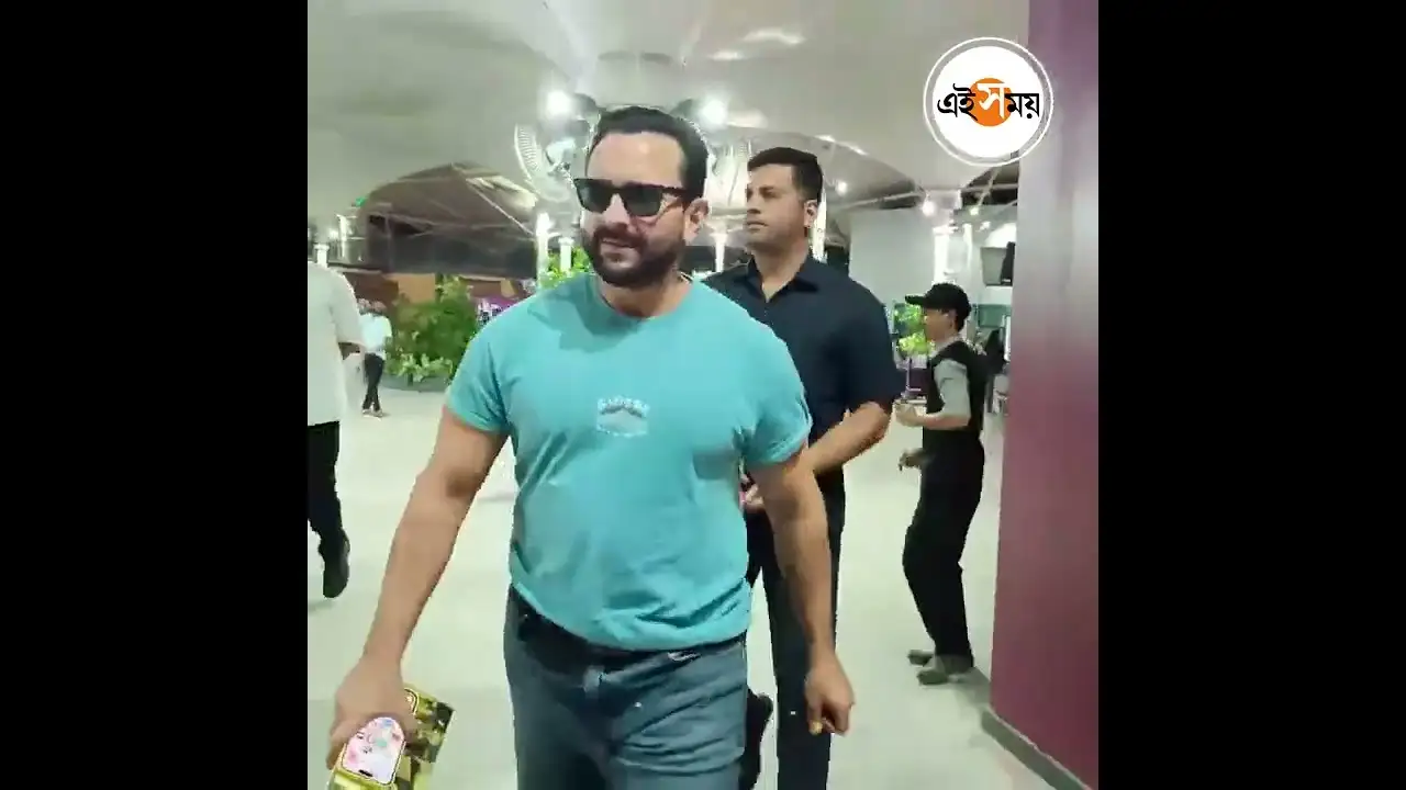 Saif Ali Khan: নবাব আজ কোন মেজাজে? – saif ali khan spotted in serious mood see the bengali video