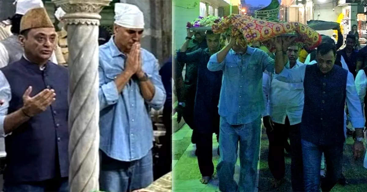 Akshay Kumar offered a chaadar at Haji Ali Dargah, prayed, donated 1 crore 21 lakh rupees, then fans said – big hearted