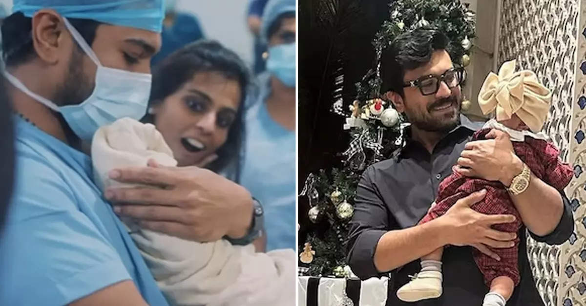 Ram Charan's daughter Klin Kara turns one, wife Upasana shares unseen video of her birth