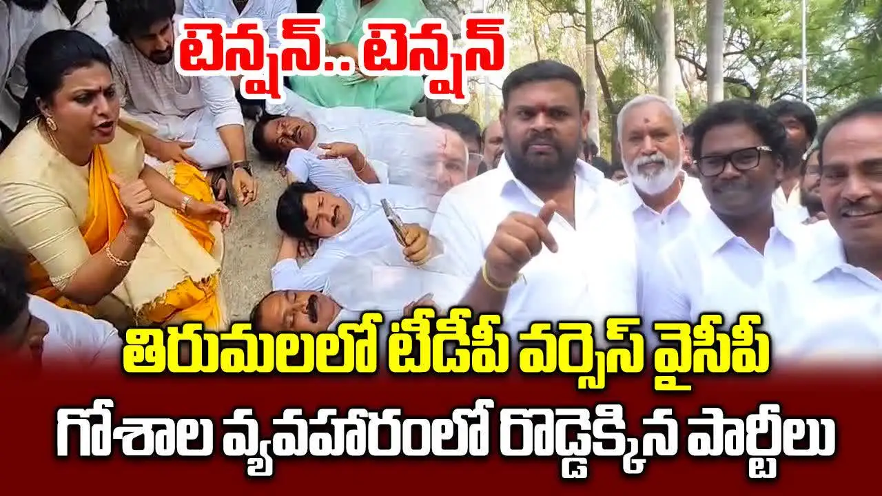 టెన్షన్.. టెన్షన్.. తిరుమలలో టీడీపీ వర్సెస్ వైసీపీ..