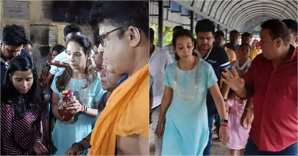 Abhishek Banerjee Wife: শ্রাবণে শিব ‘শরণে’ রুজিরা, তারকেশ্বর মন্দিরে পুজো অভিষেক পত্নীর – abhishek banerjee wife rujira banerjee visit tarakeshwar temple to offer puja Abhishek Banerjee Wife: শ্রাবণে শিব ‘শরণে’ রুজিরা, তারকেশ্বর মন্দিরে পুজো অভিষেক পত্নীর – abhishek banerjee wife rujira banerjee visit tarakeshwar temple to offer puja
