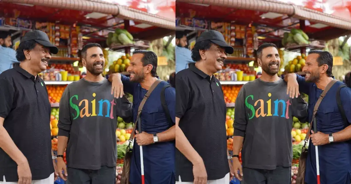 പനമ്പിള്ളി നഗറിൽ ചായ കുടിച്ച് സെയ്ഫ് അലി ഖാനും അക്ഷയ് കുമാറും! പ്രിയദർശൻ ചിത്രത്തിന് കൊച്ചിയിൽ തുടക്കം