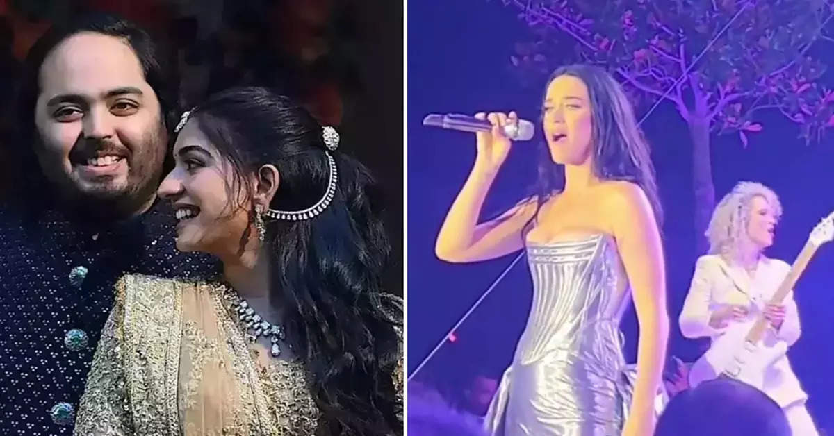 Katy Perry made Anant Ambani and Radhika's cruise party even more special, watch her amazing performance
