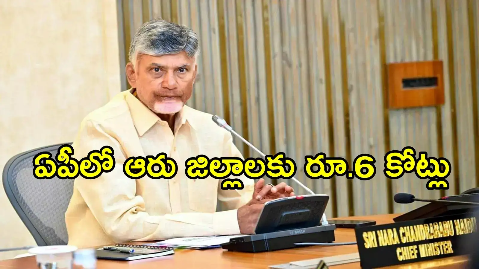 ఏపీలోని ఆ ఆరు జిల్లాలకు రూ.6 కోట్లు విడుదల.. చంద్రబాబు ఆదేశాలతో ఎమర్జెన్సీగా!