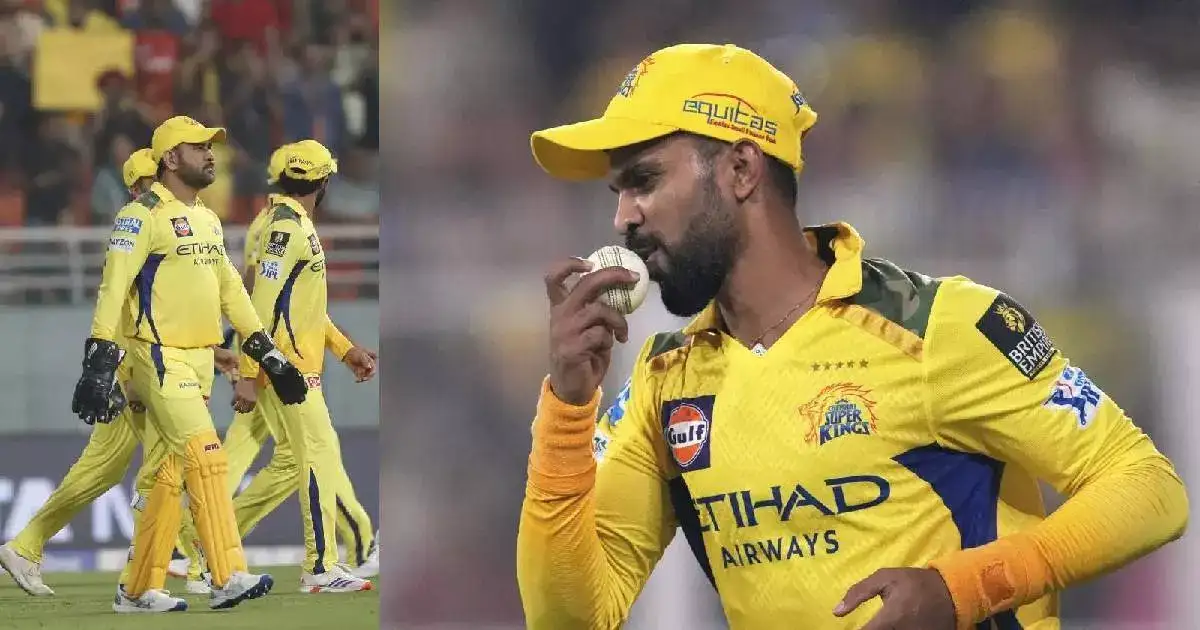 റുതുരാജിനെ നിര്‍ബന്ധിച്ച് പുറത്താക്കിയതോ? ചര്‍ച്ചകള്‍ സജീവം, കിക്ക് വോളിബോള്‍ കളിച്ച് സിഎസ്‌കെ മുന്‍ നായകന്‍