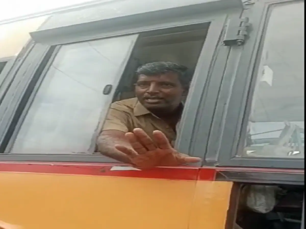 காஞ்சி-அரசு பேருந்தில் பிரேக் பிடிக்கவில்லை நாங்கள் என்னப்பா செய்வது புலம்பும் ஓட்டுனர்; அதிருப்பதியில் பயணிகள்! 