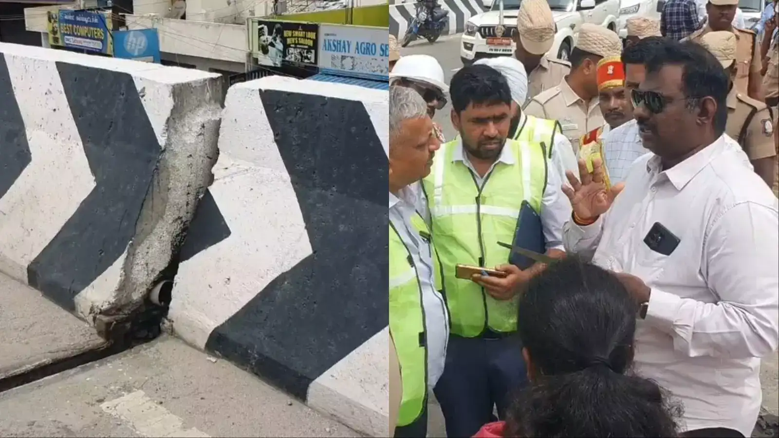 ஓசூர் மேம்பாலத்தில் விரிசல்… 3வது நாளாக போக்குவரத்து தடை- மாற்று வழி என்ன? எப்போது சரியாகும்? 