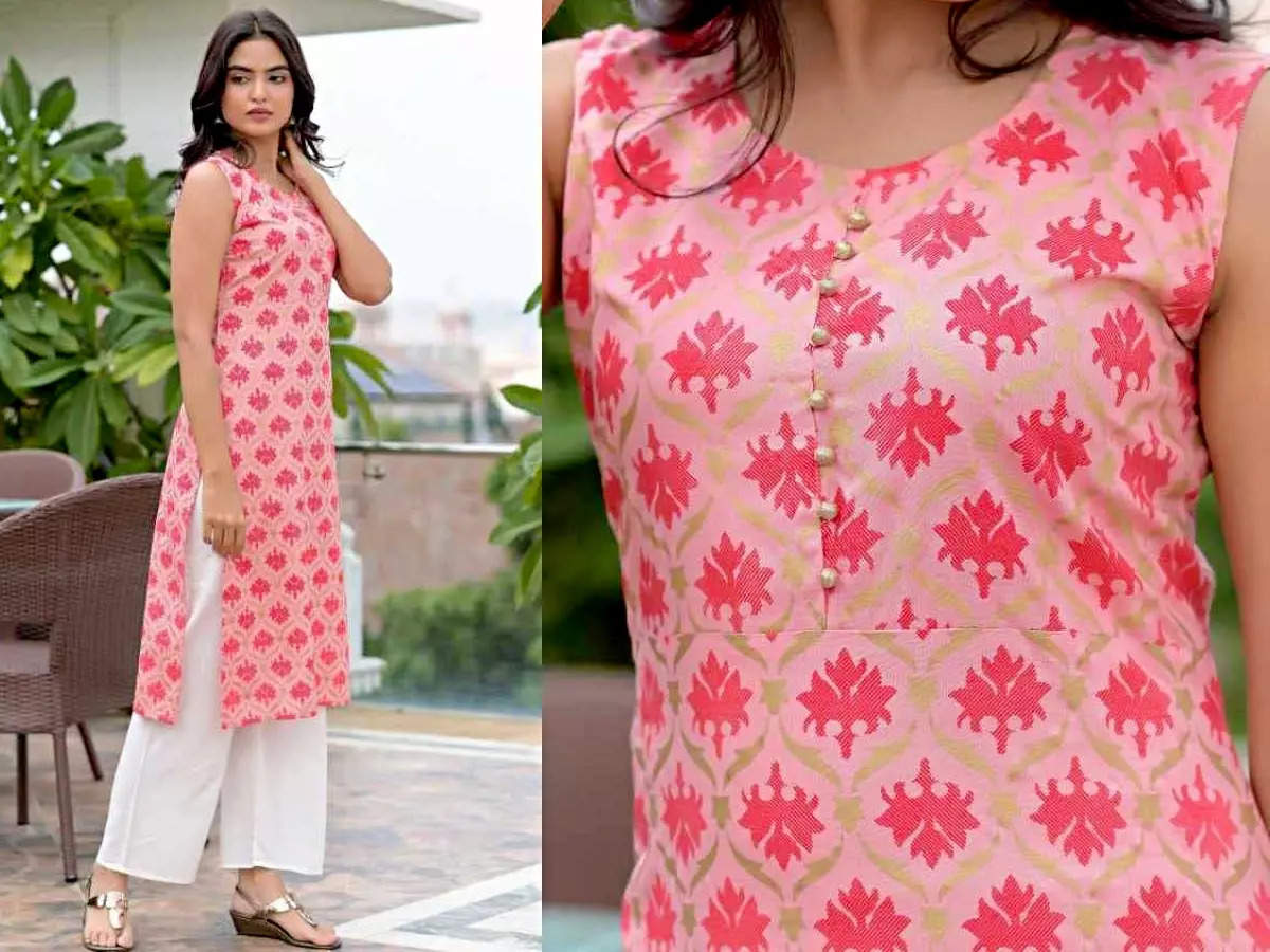 Elina fashion Indian Stitched Kurti for Womens With Pant | Readymade Rayon  Printed Kurtis Kurta For Women Black at Amazon Women's Clothing store
