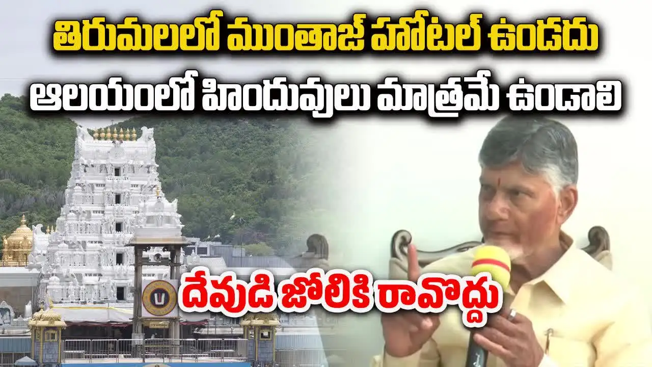 Chandrababu on Mumtaz Hotel: ముంతాజ్ హోటల్ అనుమతులు రద్దు.. చంద్రబాబు సంచలన నిర్ణయం