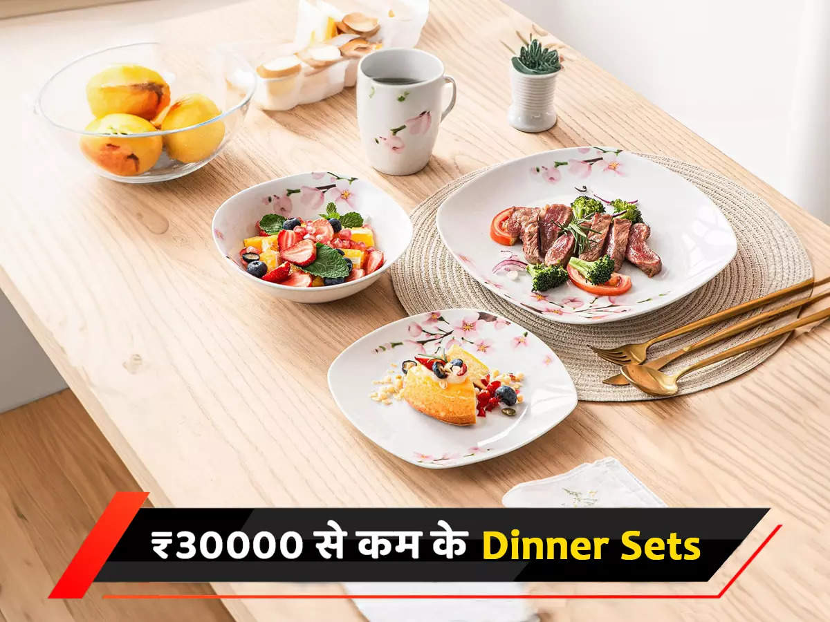 dinner sets under 30000: Dinner sets under 30000 - 6 dinnerware options to  enhance the way you dine - The Economic Times