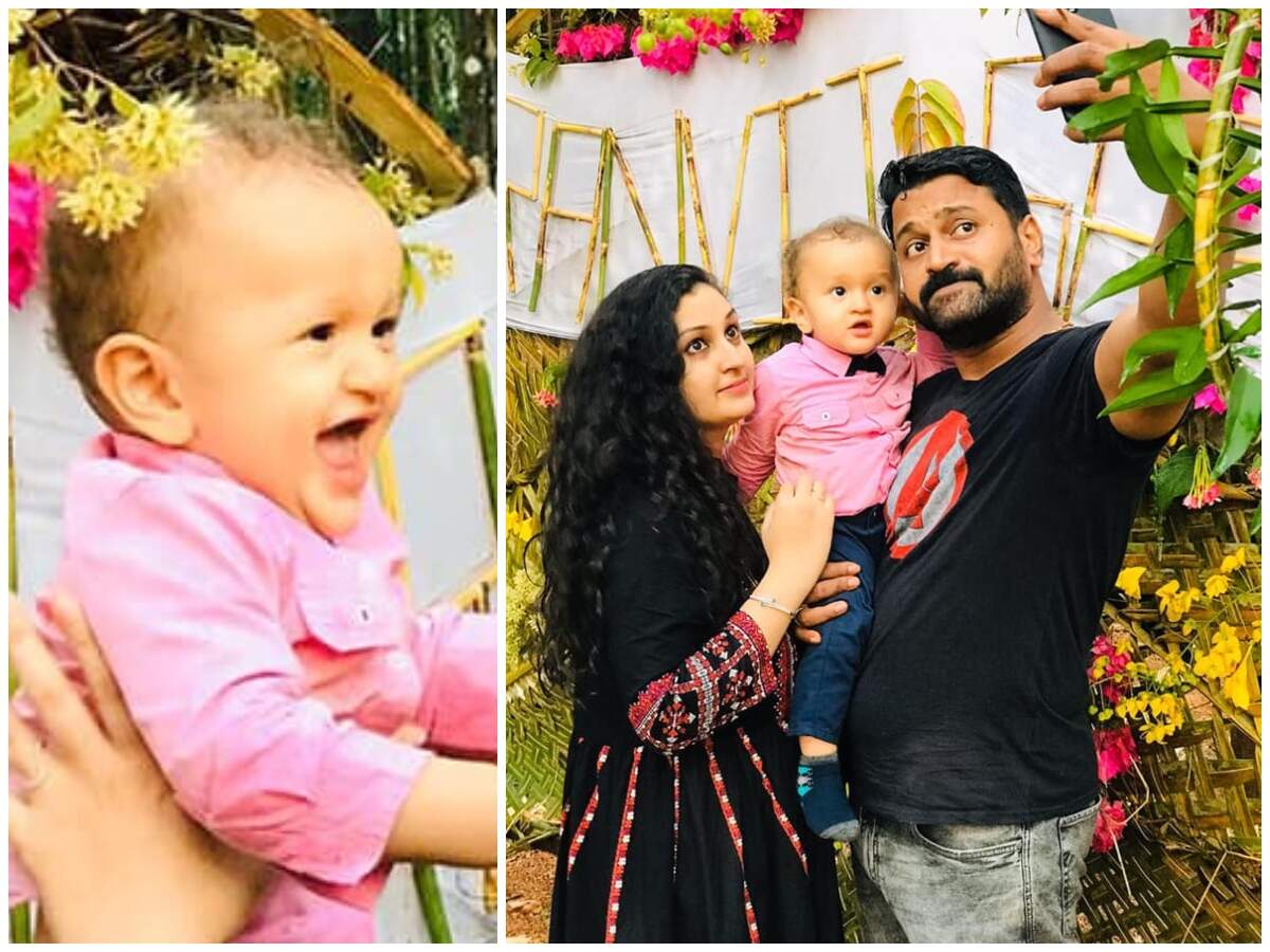 rishab shetty son ranvit shetty, Photos: ಅಡಿಕೆ ತೋಟದಲ್ಲಿ ನಡೆದ ರಿಷಬ್‌ ಶೆಟ್ಟಿ ಪುತ್ರನ ಜನ್ಮದಿನದ ಸಂಭ್ರಮ - director rishab shetty son ranvit shetty birthday celebration photos - Vijaya Karnataka