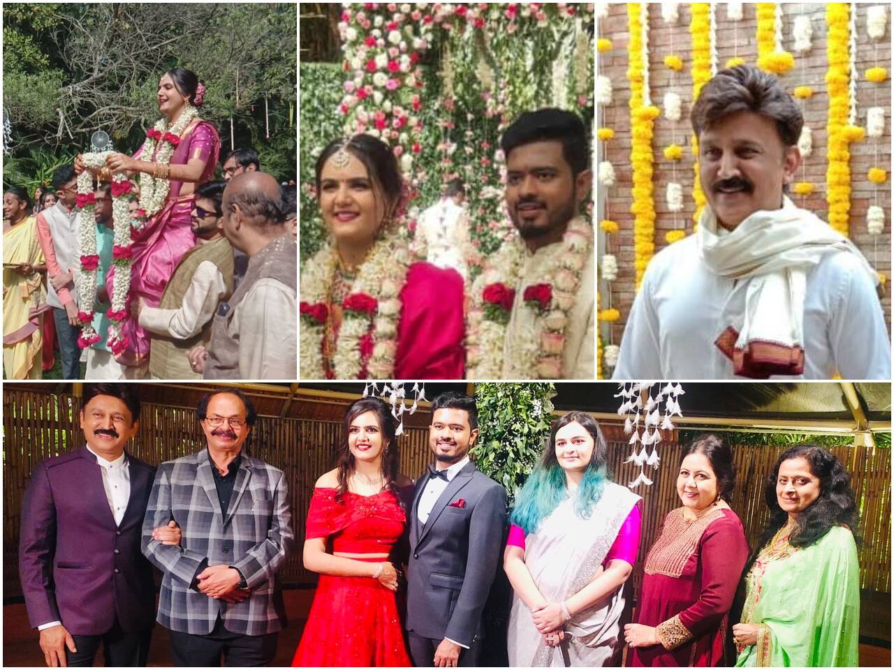 Ramesh Aravind daughter marriage, Photos: ರಮೇಶ್ ಅರವಿಂದ್ ಪುತ್ರಿ  ನಿಹಾರಿಕಾ-ಅಕ್ಷಯ್‌ ಮದುವೆಯ ಫೋಟೋ ಆಲ್ಬಂ! - photo album of ramesh aravind  daughter niharika wedding with akshay in bengaluru - Vijaya Karnataka