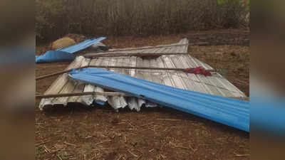 Dhule News : पाऊस, वादळी वाऱ्यात घराचे पत्रे उडाले अन् आईचं काळीजही, तीन वर्षांच्या चिमुकल्याचा मृत्यू