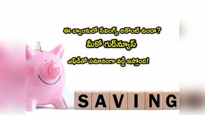 ఈ బ్యాంక్‌లో Savings Account ఉంటే చాలు.. మీ డబ్బులకు అధిక రాబడి.. ఎఫ్‌డీతో సమానంగా వడ్డీ!