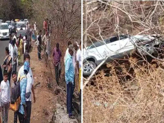 Kolhapur Accident: वाघबीळ घाटात मोठी दुर्घटना, भरधाव कार २०० फूट दरीत कोसळली, केवळ दैव बलवत्तर म्हणून... 
