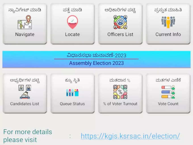 ‘ಚುನಾವಣಾ’ ಆ್ಯಪ್ ಅಥವಾ ವೆಬ್ ಸೈಟ್ ನಲ್ಲಿ ಇನ್ನೂ ಹಲವು ಸೌಲಭ್ಯ