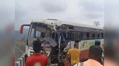 Mahad Bus Accident : बस अन् डंपरची समोरासमोर जोरदार धडक, भीषण अपघातात २३ प्रवासी जखमी