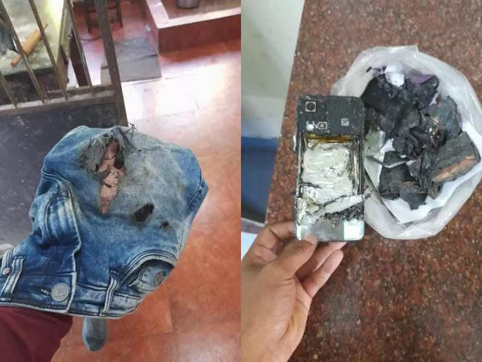Mobile Phone Explodes
