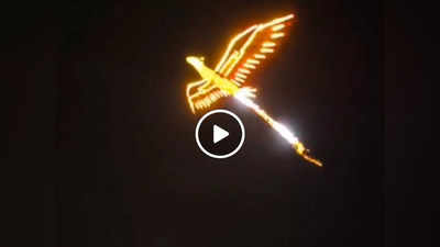 Phoenix Bird Like Stuff: शख्स ने आसमान में उड़ाई फीनिक्स जैसी चमकीली चिड़िया, सब पूछने लगे- कहां से मिलेगी ये?