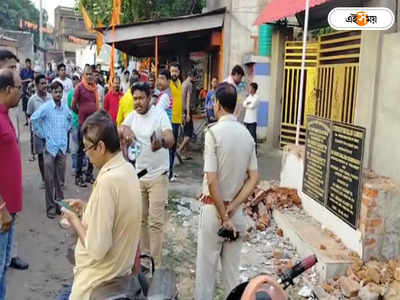 Bharatiya Janata Party : দলবদল নেতার! পার্টি অফিসের সামনে থেকে ইন্দিরা-রাজীব গান্ধীর মূর্তি সরানো নিয়ে  তীব্র বিতর্ক