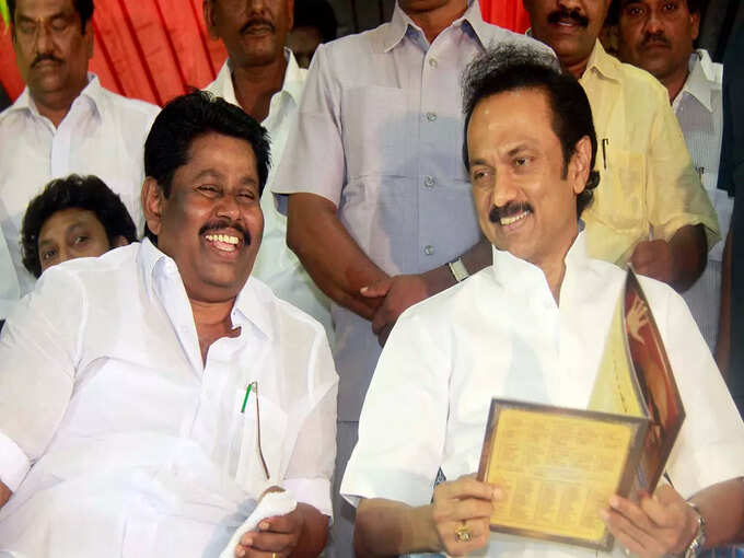 kumbakonam mla anbalagan with stalin