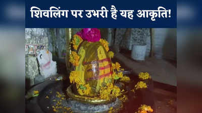 MP News: चमत्कार! बुरहानपुर में शिवलिंग पर अचानक बन गई शिव-पार्वती की आकृति