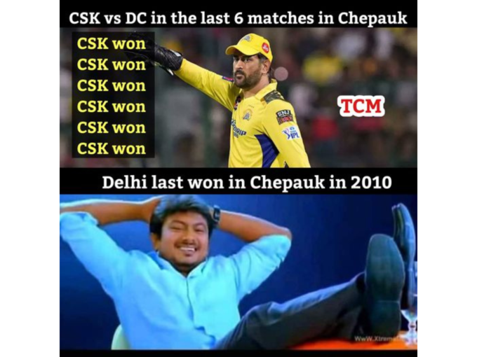 CSK வைரல் மீம்ஸ்..