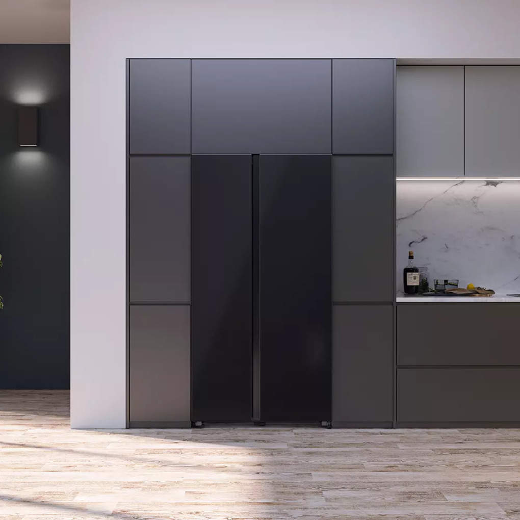 Samsung Bespoke refrigerator Glam Deep Charcoal