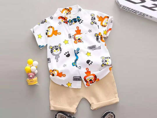 Animal Print Shirt And Shorts: बच्चों के लिए ये शर्ट और शॉर्ट्स का कॉम्बो है बढ़िया, फैब्रिक भी है काफी मुलायम