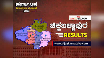 Chikkaballapur District Election Results Live: ಶಾಕಿಂಗ್ ಫಲಿತಾಂಶ ಕೊಟ್ಟ ಚಿಕ್ಕಬಳ್ಳಾಪುರ ಮತದಾರ!