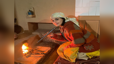 શિમલામાં ચૂલો ફૂંકીને ખાવાનું બનાવતી જોવા મળી પ્રીતિ ઝિંટા, પરિવાર સાથે માતાના દર્શન કર્યા
