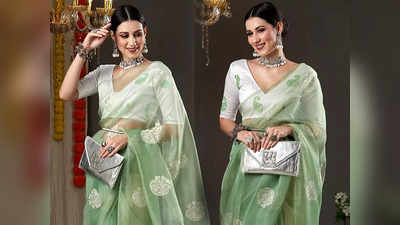 Organza Soft Saree: ट्रेडिशनल लुक और कंफर्ट देती हैं ये साड़ियां, देखते ही हर कोई करेगा तारीफ