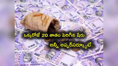 Penny Stocks: మార్కెట్లలో జోష్.. ఒక్కరోజే ఈ స్టాక్ 20 శాతం పెరిగిందిగా.. డబ్బులు పెడితే లాభాల పంటే!