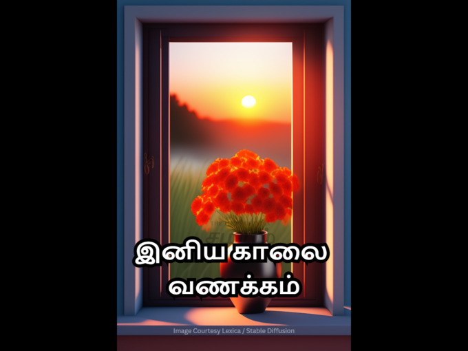 இனிய காலை வணக்கம்..