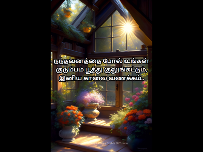 இனிய காலை வணக்கம் இமேஜஸ்..