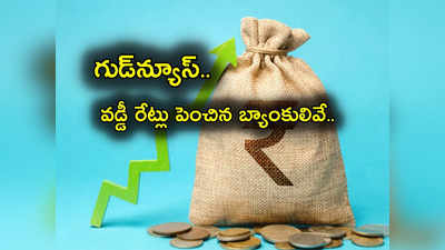 Bank FDs: శుభవార్త.. మేలో వడ్డీ రేట్లు పెంచిన బ్యాంకులు ఇవే.. వీటిల్లో డబ్బులు దాచుకుంటే ఎక్కువ లాభం!